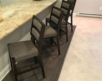 Four matching counter stools