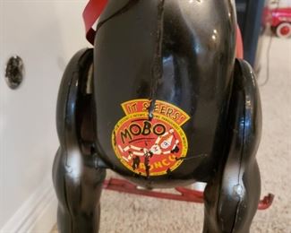 Vintage MOBO BRONCO Steel Riding Horse 