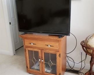 Oak television stand 