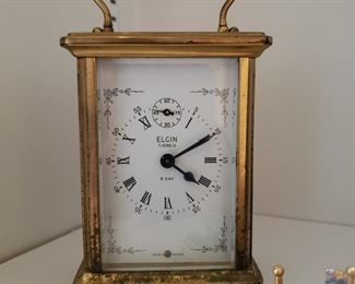 Antique Elgin carriage clock