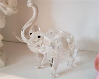 Swarovski crystal elephant