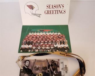 St. Louis Cardinals Football and Rams Football memorabilia