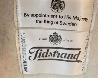 Tidstrand By appointment of His Majestry the King of Sweden wood blanket