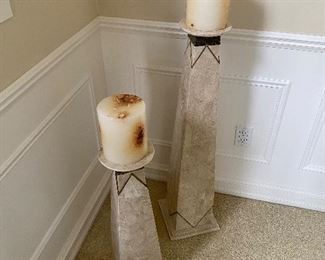 TALL FLOOR CANDLE HOLDERS