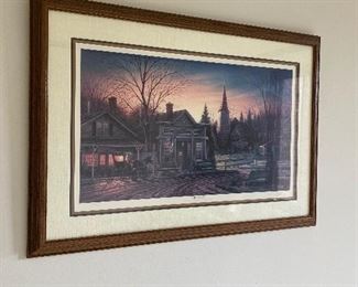 TERRY REDLIN LITHOGRAPH OFFICE HOURS SIGNED 4400/6800