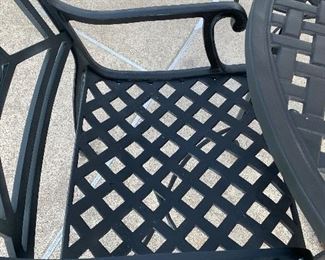 FRONTGATE PATIO FURNITURE- ROUND TABLE AND 4 CHAIRS $500