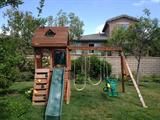 Wooden swing set, slide $600