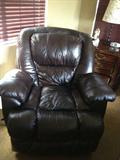 Lane leather rocker recliner - $450