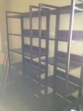 Glass / Metal Bookcase - large $175 / small $125