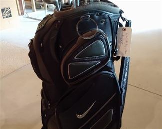 Nike golf bag with set of Big Brother irons $100