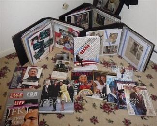 The presidents =large scrapbooks of OBAMA