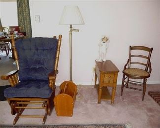 platform rocker / magazine rack / etc