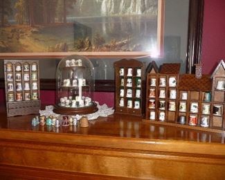 Thimble collection also cases separate 