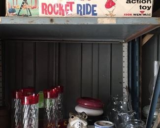 Flower pots, bird feeders & yard art.