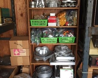 Cake decorating and candy making supplies.