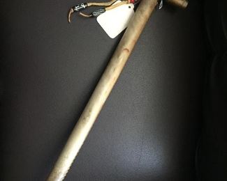 Authentic Native American pipe tomahawk.