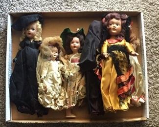 Antique dolls.