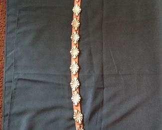 Sterling silver belt.