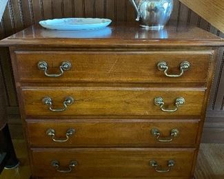 Vintage silver chest, nightstand or endtable