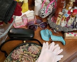 vintage gloves, several pairs