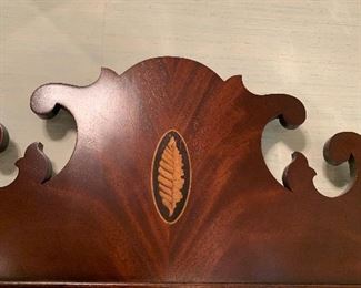 Wood inlay Chippendale style