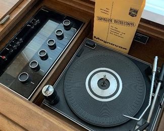 includes original instructions.  record player