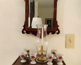 Bombay company mirror and wall stand. $30 mirror, $25 wall stand