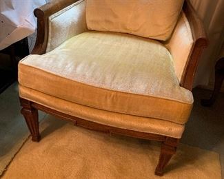 $175 each - two matching vintage Drexel arm chairs - French Bergere