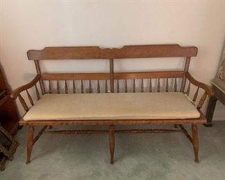 $150 - Bench with tie on cushion