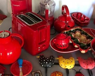 If you love red then we have what you are looking for!  Cuisinart, KitchenAid and more...