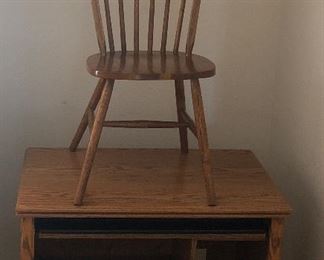 Windsor Chair, Rolling Office