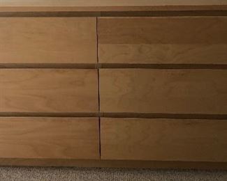 IKEA MALM 6-drawer dresser, 63x30 3/4 "

