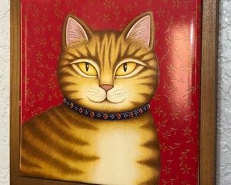 Cat Tile Med Size