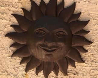 Assorted Metal Yard Art: Sun