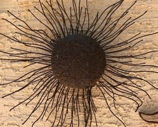 Assorted Metal Yard Art: Sun