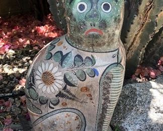 Assorted Yard Art: Cat from Mexico