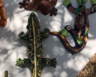Assorted Ceramic Lizards