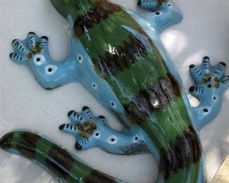 Assorted Clay Lizards