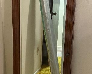 Wall Mirror & Hidden Jewelry Box 