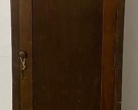 Antique Wardrobe Cabinet with Mechanical Garment Carrier