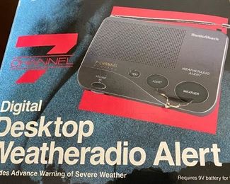 Digital Desktop Weatheradio Alert