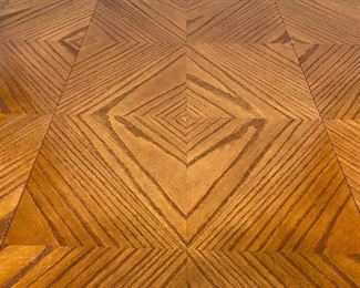 Oak Dinnette Table with Four Chairs