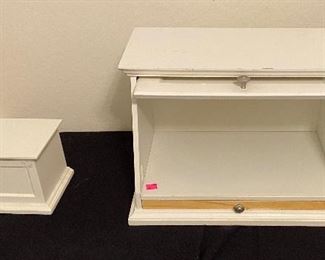 Bread Box & Cutting Board, Desk Organizer