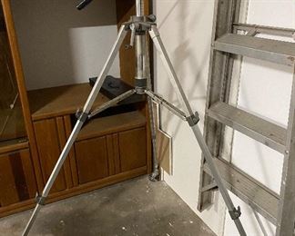 RCA Tripod, Aluminum Ladder, Entertainment Center