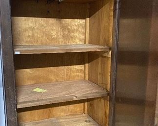 Antique Interior Wardrobe Cabinet with Mechanical Garment Carrier