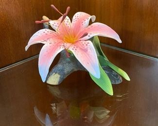 Porcelain Tiger Lilly Flower