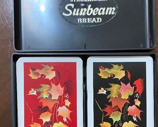 Vintage Plastic KEM Playing Cards & Case