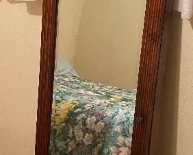 Wall Mirror & Hidden Jewelry Box 