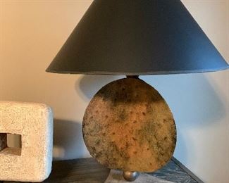 Metal table lamp (30”H) - $50 or best offer