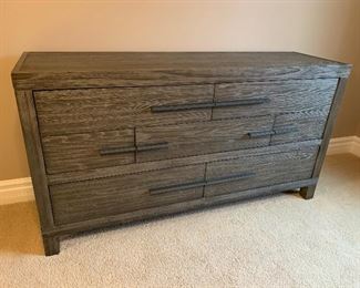 Grey dresser (66”W x 19”D x 36”H) - $450 or best offer